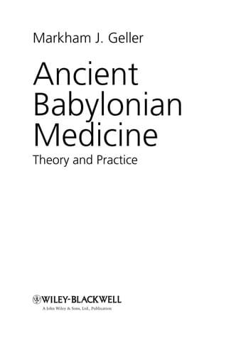 Ancient Babylonian medicine