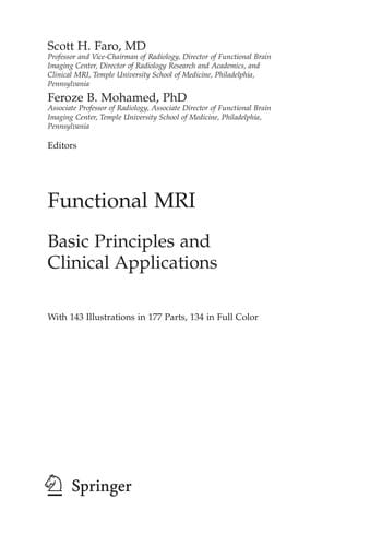 Functional MRI