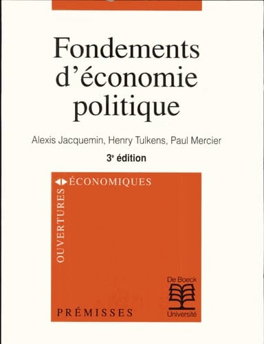 Fondements d'e conomie politique