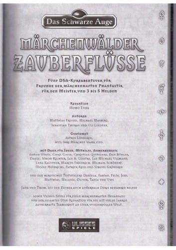 Ma rchenwa lder, Zauberflu sse