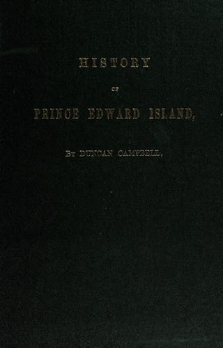 History of Prince Edward Island