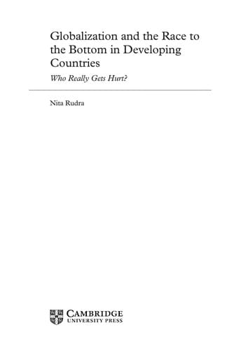Globalization and the race to the bottom in developing countries