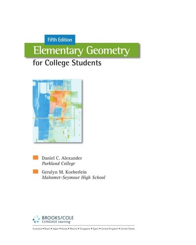 Elementary geometry for college students