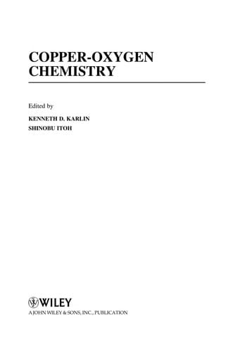 Copper-oxygen chemistry