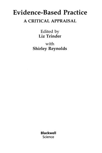 Evidence-based practice