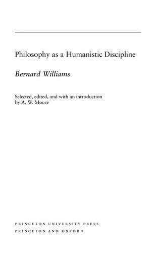 Philosophy as a humanistic discipline