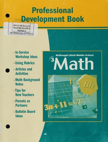 Professional development series mathematics