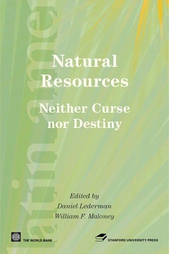 Natural resources, neither curse nor destiny