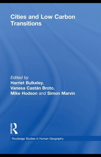 Cities and low carbon transitions