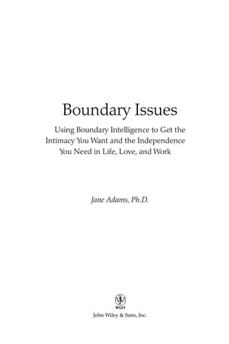 Boundary Issues