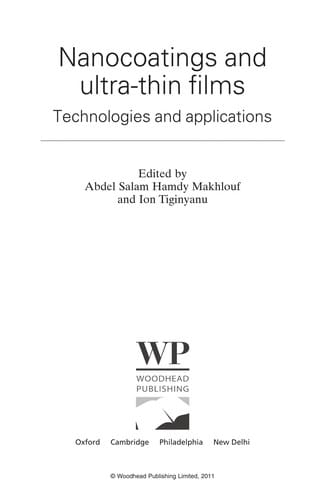 Nanocoatings and ultra-thin films