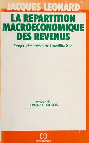 La répartition macroéconomique des revenus