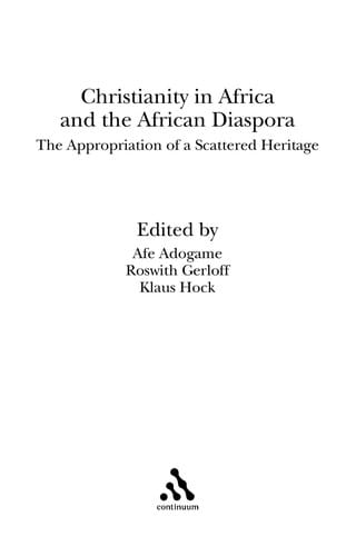 Christianity in Africa and the African diaspora