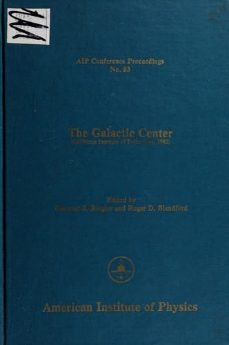 The Galactic center (California Institute of Technology, 1982)