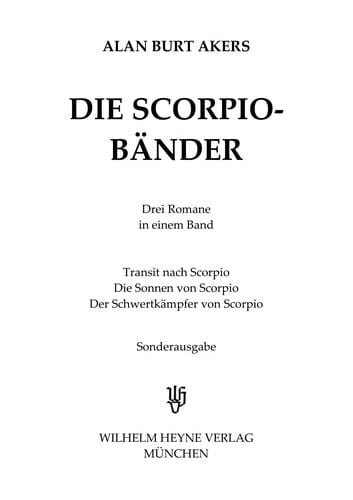 Die Scorpio-Ba nder