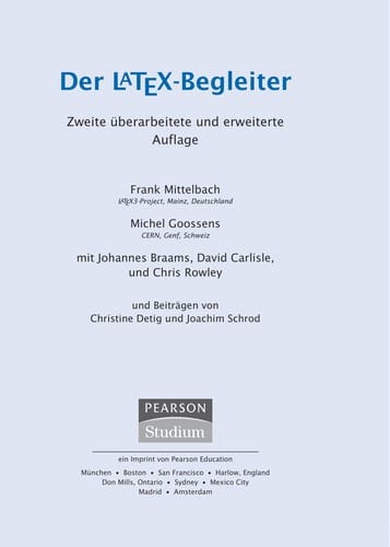 Der LATEX-Begleiter