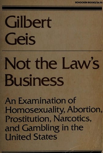 Not the law's business?