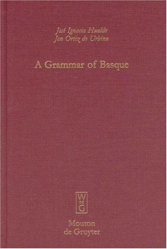 A grammar of Basque