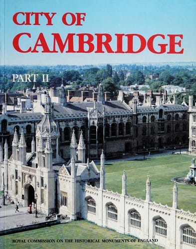 An inventory of the historical monuments in the city of Cambridge