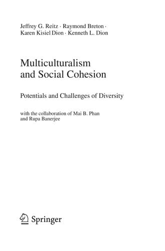 Multiculturalism and social cohesion