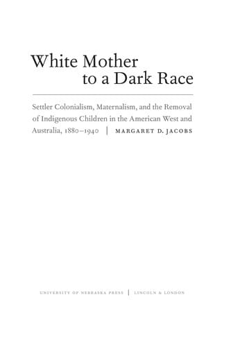 White mother to a dark race