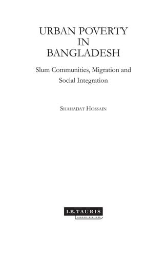 Urban poverty in Bangladesh