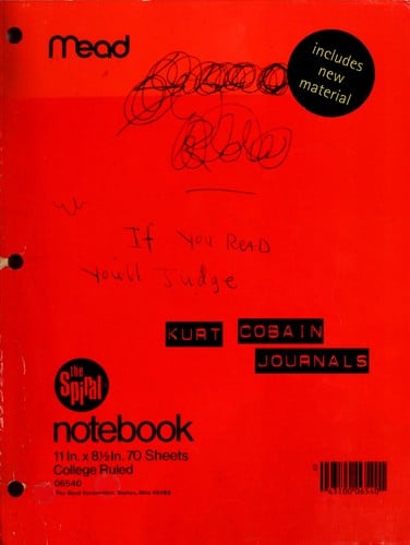 Kurt Cobain journals