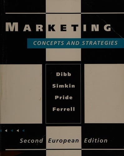 Marketing: concepts and strategies