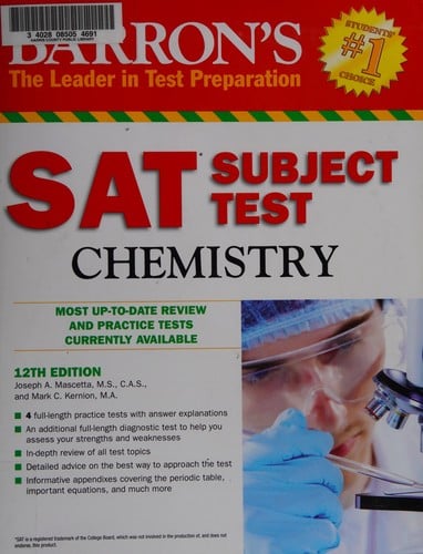 Barron's SAT subject test: Chemistry