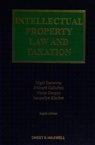 Intellectual property law and taxation