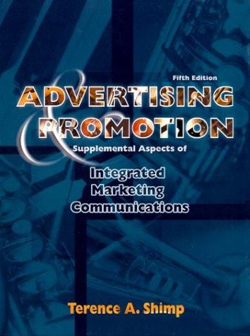 Advertising, Promotion and Supplemental Aspects of IMC