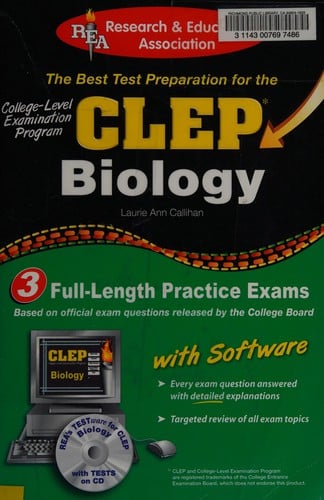 The best test preparation for the CLEP, College-Level Examination Program: biology