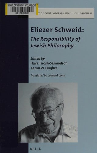 Eliezer Schweid: the responsibility of Jewish philosophy