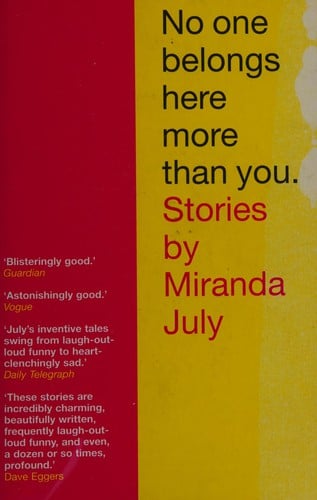 No one belongs here more than you