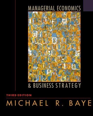 Managerial Economics & Business Strategy
