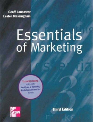 Essentials of Marketing