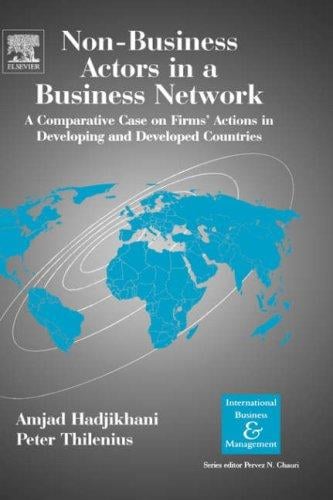 Non-Business Actors in a Business Network: A Comparative Case on Firms' actions in Developing and Developed Countries (International Business and Management)