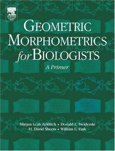 Geometric Morphometrics for Biologists
