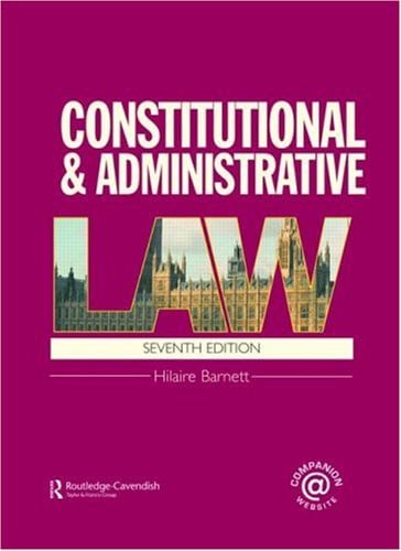 Constitutional & Administrative Law