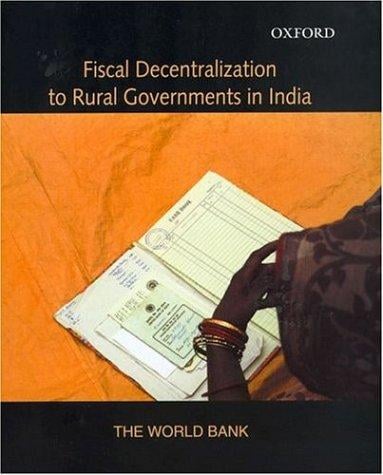 Fiscal decentralization to rural governments in India