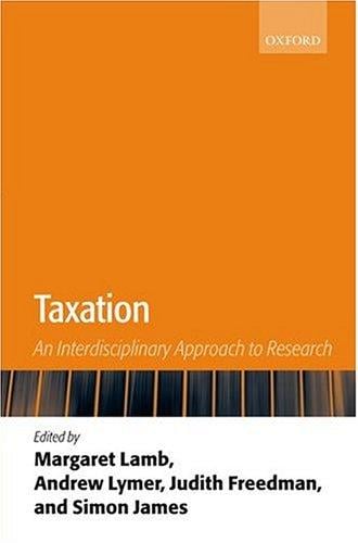 Taxation: an interdisciplinary approach to research