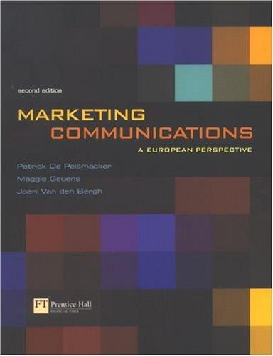 Marketing Communications: A European Perspective