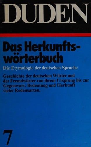 Duden: Das Herkunftswörterbuch