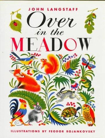 Over in the Meadow (Voyager Book)
