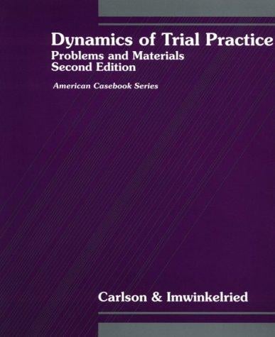 Dynamics of trial practice: problems and materials