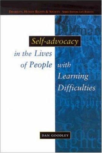 Self Advocacy in Lives of People with Learning Difficulties: The Politics of Resilience