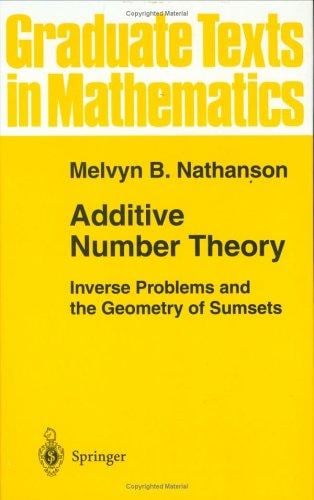 Additive number theory: inverse problems and the geometry of sumsets