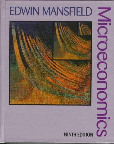 Microeconomics: theory/applications