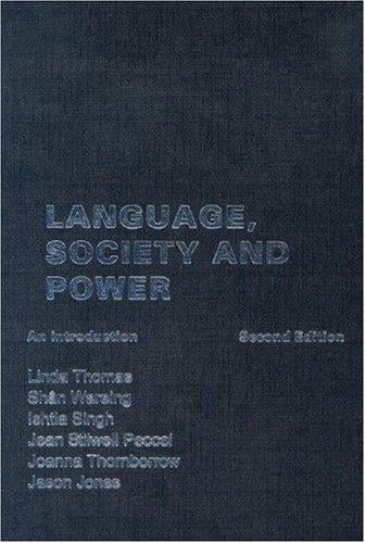 Language, society, and power