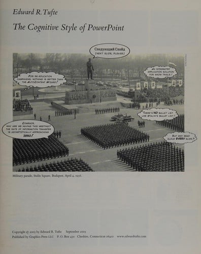 The Cognitive Style of PowerPoint